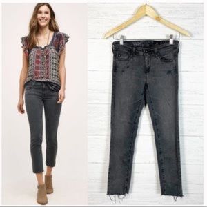 AG The Stevie Slim Straight Capri Anthropologie